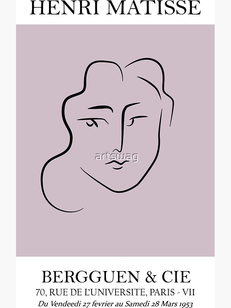 Henri Matisse - Tete de femme - Matisse Prints | Art Print