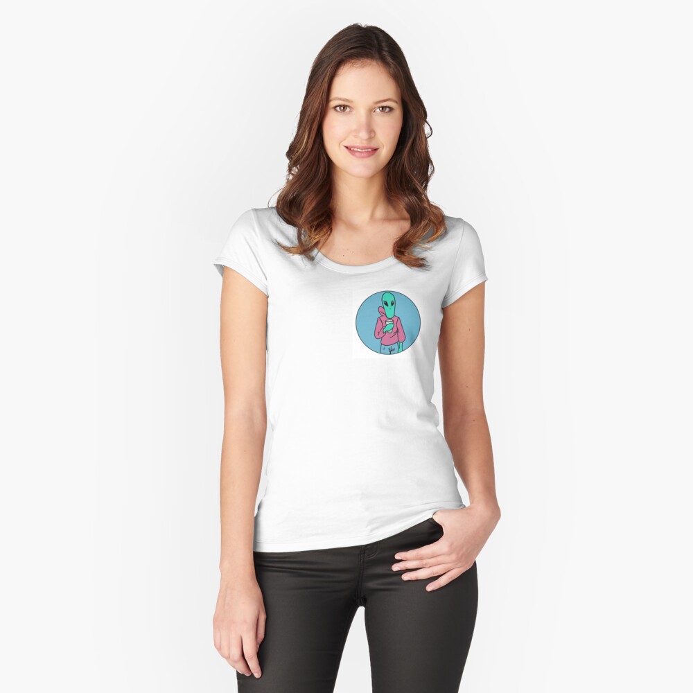 Item preview, Fitted Scoop T-Shirt designed and sold by Zosimo.