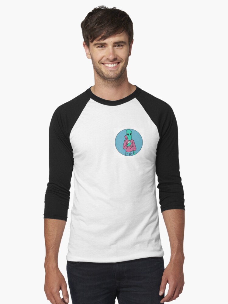 Thumbnail 1 of 3, Baseball ¾ Sleeve T-Shirt, designed and sold by Zosimo.