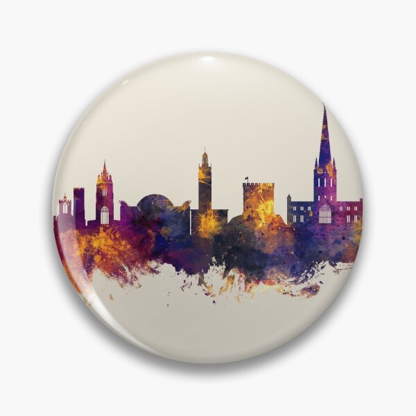 Item preview, Norwich England Skyline designed and sold by ArtPrints.