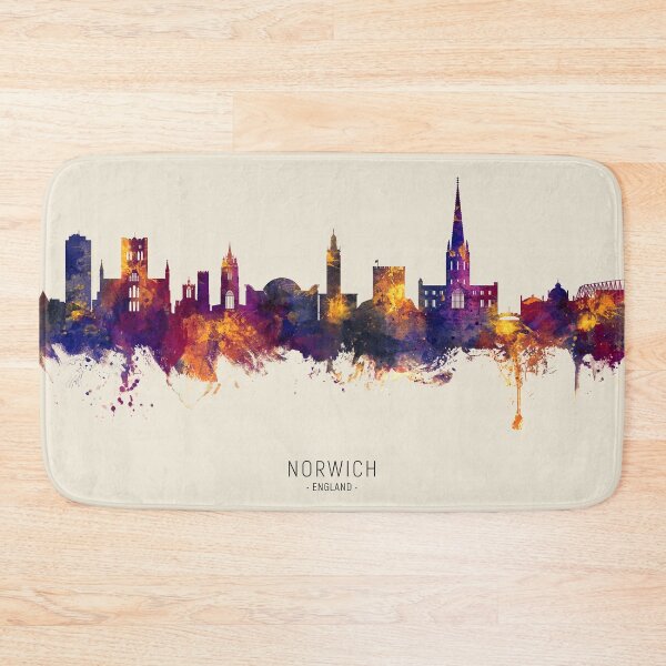 Item preview, Norwich England Skyline designed and sold by ArtPrints.