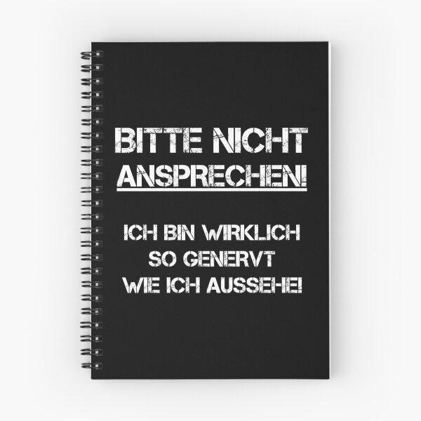 Artikelvorschau, Bitte Nicht Ansprechen! Lustiger Spruch Geschenk entworfen und verkauft von Argentini.