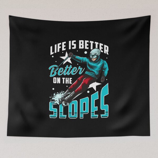 Item preview, Life Is Better On The Slopes Skiing & Snowboarding designed and sold by perfectpresents.