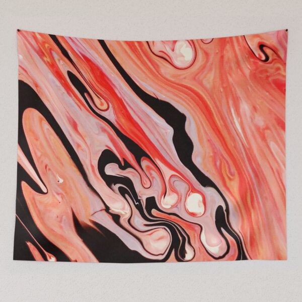 Item preview, Red and Black Melded Abstract a very striking and colorful abstract, and here we present a great design – be sure your noticed at your next party!  designed and sold by JOHNC1.