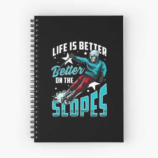 Item preview, Life Is Better On The Slopes Skiing & Snowboarding designed and sold by perfectpresents.