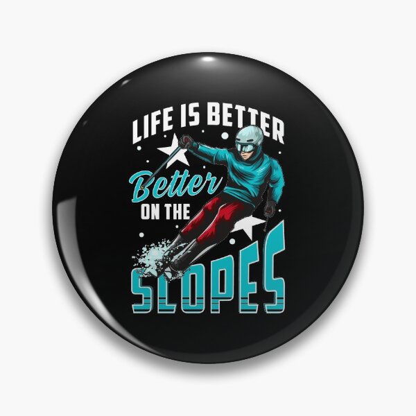 Item preview, Life Is Better On The Slopes Skiing & Snowboarding designed and sold by perfectpresents.