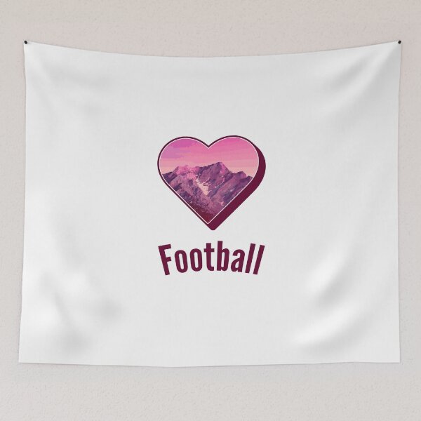 Item preview, Football Heart designed and sold by Quantum-Duck.