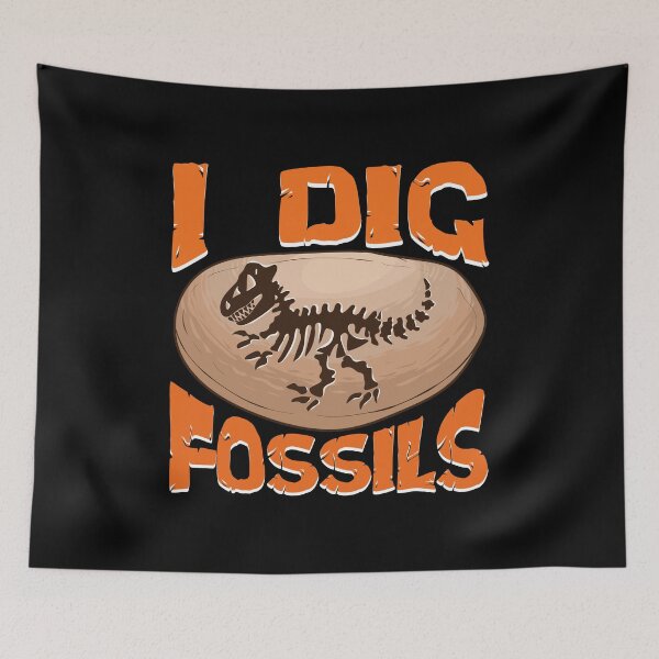 Item preview, Funny I Dig Fossils Paleontology Pun Dinosaur designed and sold by perfectpresents.