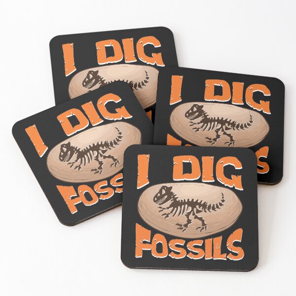Item preview, Funny I Dig Fossils Paleontology Pun Dinosaur designed and sold by perfectpresents.