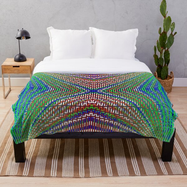 Scientific, Artistic, and Psychedelic Prints on Awesome Products Throw Blanket