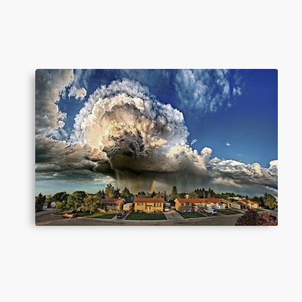 Taber Tornado - Panorama Canvas Print