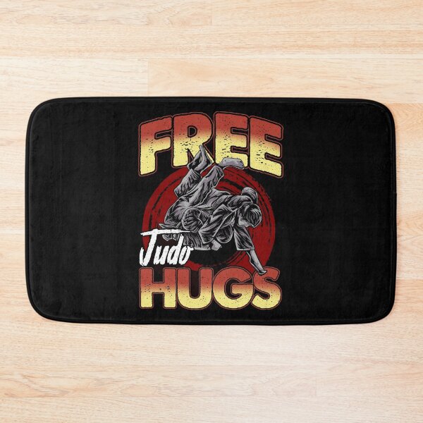 Item preview, Funny Free Judo Hugs MMA Pun designed and sold by perfectpresents.