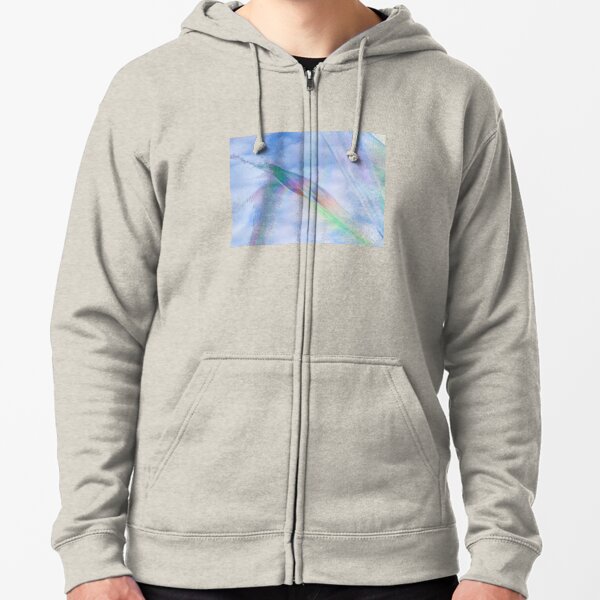 Bubble Abstract Zipped Hoodie
