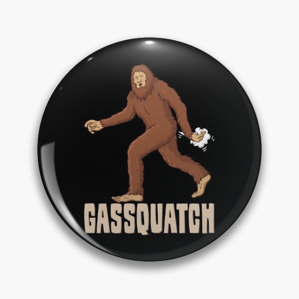 Item preview, Gassquatch Bigfoot Design For Science Fition Fans print designed and sold by AYDreamers.