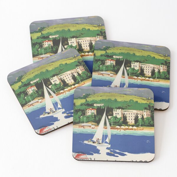 Item preview, Crimea vintage travel poster designed and sold by stickart-marek.