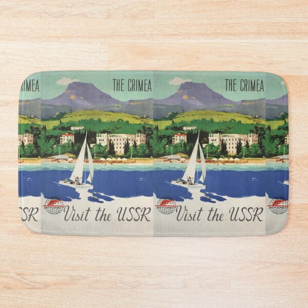 Item preview, Crimea vintage travel poster designed and sold by stickart-marek.