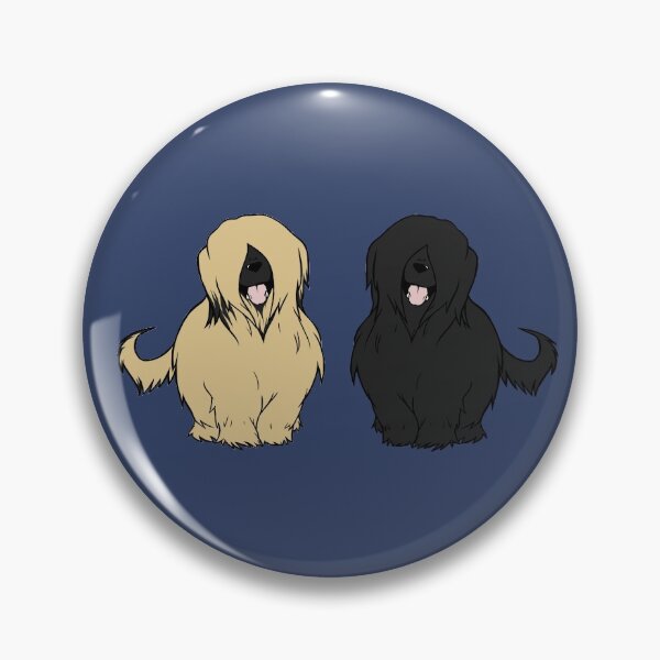 Item preview, Paired Briards - Fawn and Black designed and sold by Shukura.
