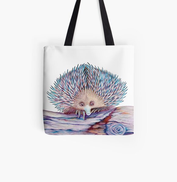 Echidna All Over Print Tote Bag