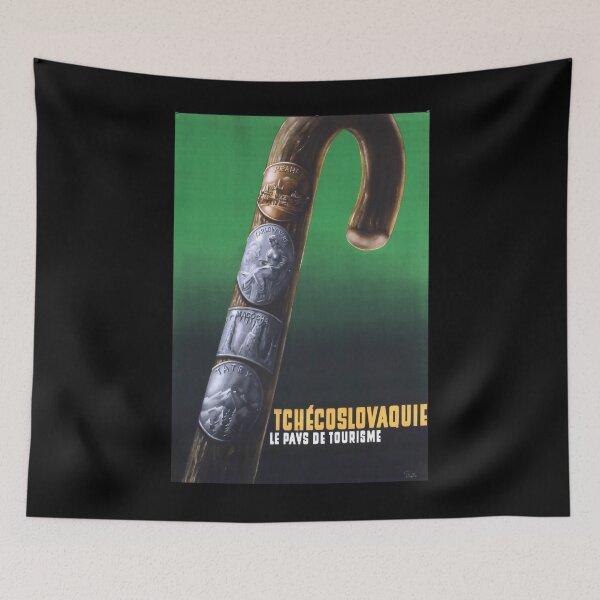 Item preview, Tchechoslovaquie vintage travel poster designed and sold by stickart-marek.