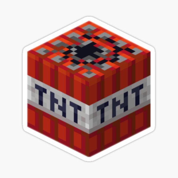 Tnt Minecraft Stickers | Redbubble