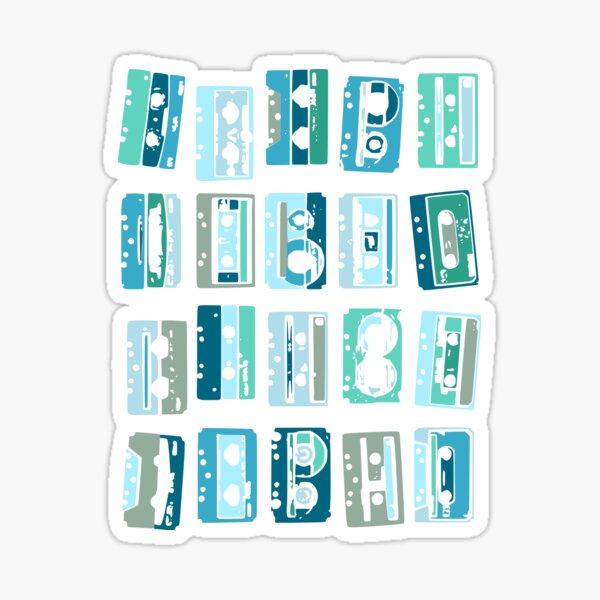 Kassetten machen das Leben bunter Sticker