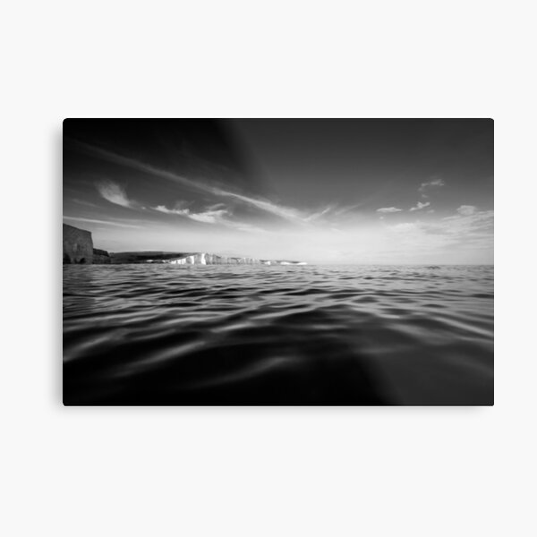 The Seven Sisters, East Sussex UK Metal Print