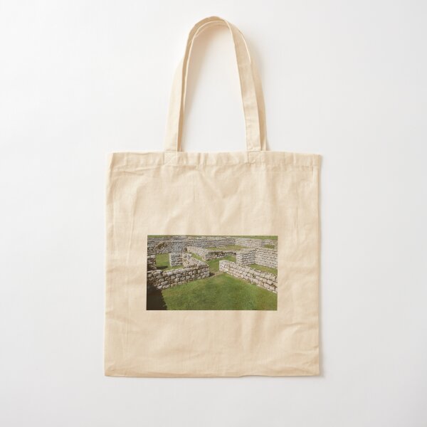 Merch #85 -- Rocks And Bricks - Shot 7 (Hadrian's Wall) Cotton Tote Bag