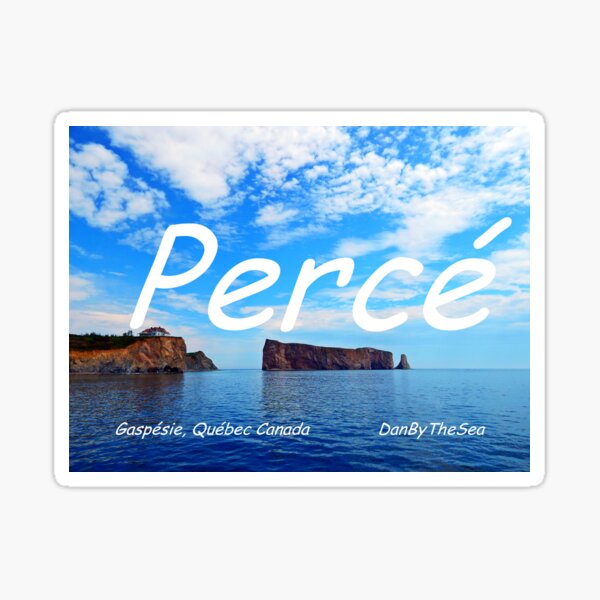 Perce Rock and Cliff Sticker