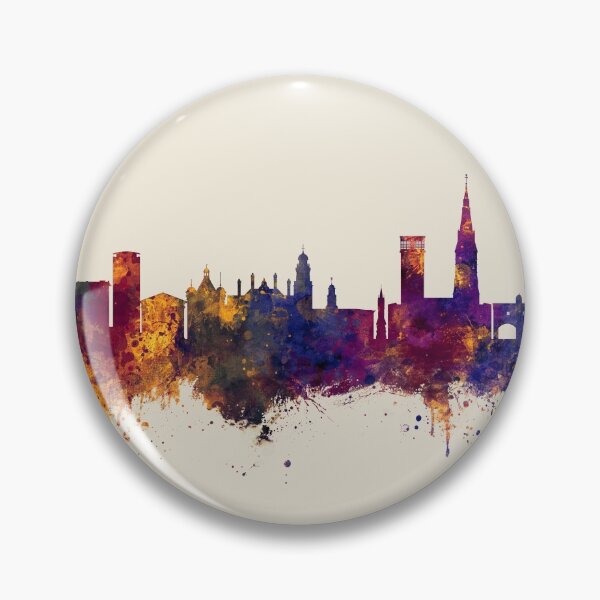 Item preview, Leicester England Skyline designed and sold by ArtPrints.