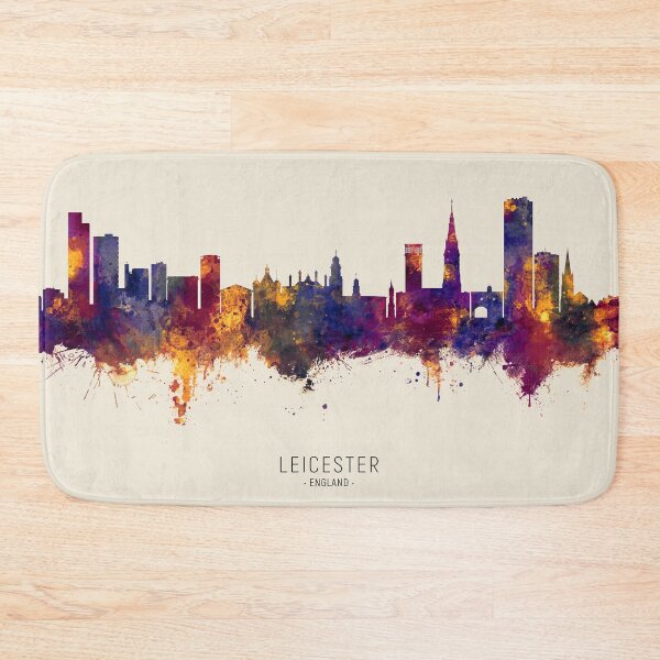 Item preview, Leicester England Skyline designed and sold by ArtPrints.