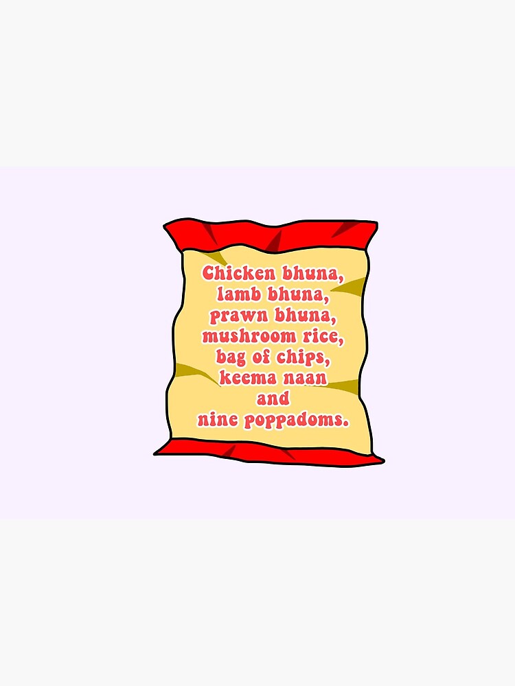 "Smithy’s Indian Food Order chicken buna lamb Bhuna, prawn bhuna