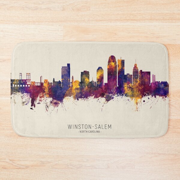 Item preview, Winston-Salem North Carolina Skyline designed and sold by ArtPrints.