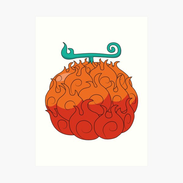 Mera mera no mi - Ace's devil fruits Sticker by LaBoutiqueJapIn