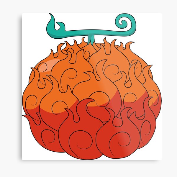 Flame Flame Fruit - Mera Mera No Mi - Posters and Art Prints