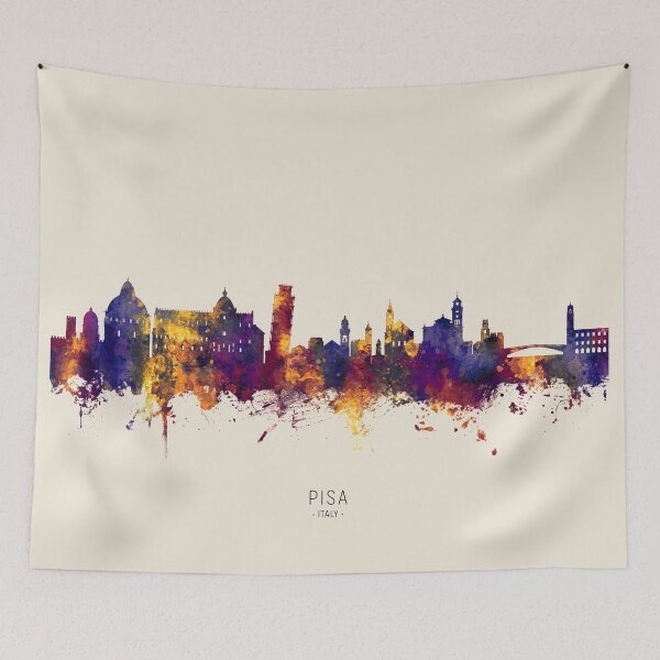 Item preview, Pisa Italy Skyline designed and sold by ArtPrints.
