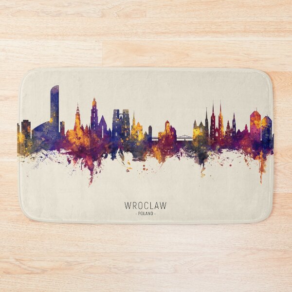 Item preview, Wroclaw Poland Skyline designed and sold by ArtPrints.