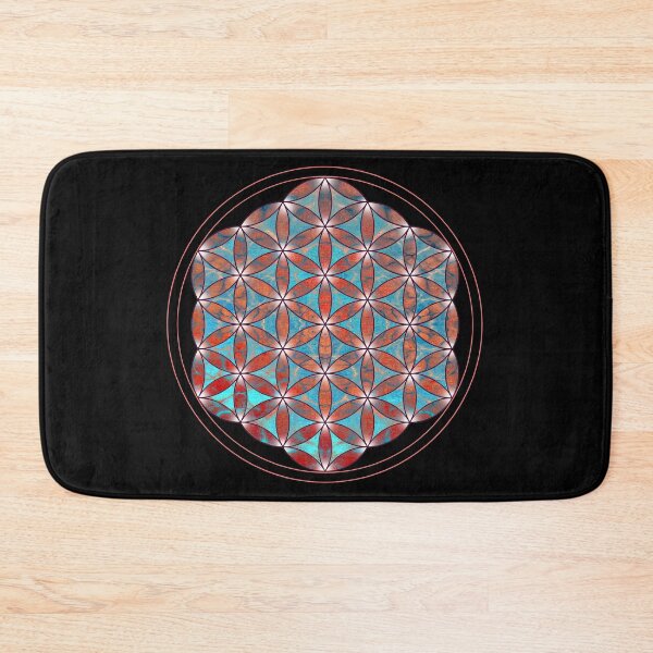 Item preview, flowe of life aqua orange b designed and sold by filippobassano.