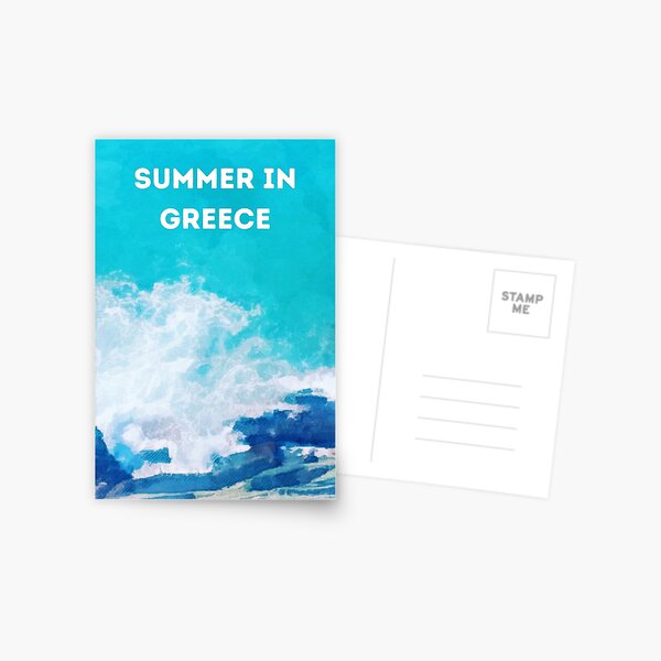 Summer in Greece Postcard