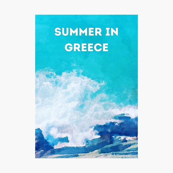 Summer in Greece Photographic Print