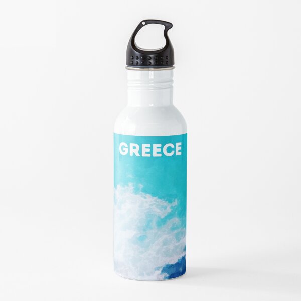 Summer in Greece Water Bottle