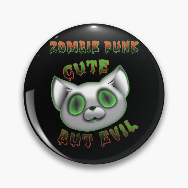 Artikelvorschau, Zombie Punk süßes aber böses Kätzchen entworfen und verkauft von Zombie-Punk.