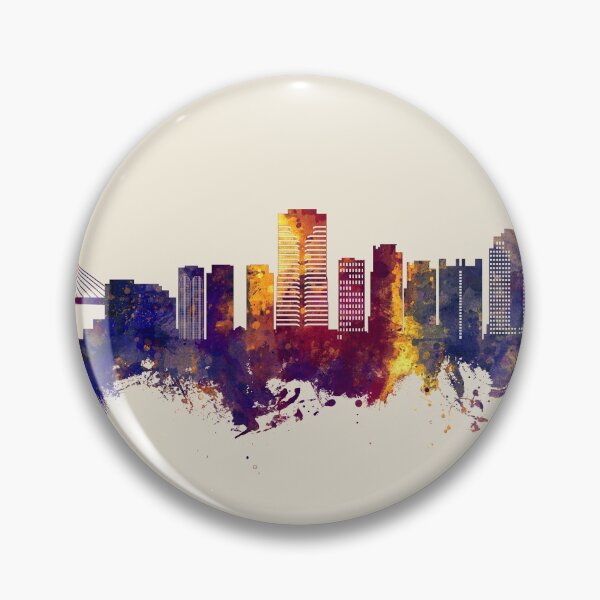 Item preview, Long Beach California Skyline designed and sold by ArtPrints.