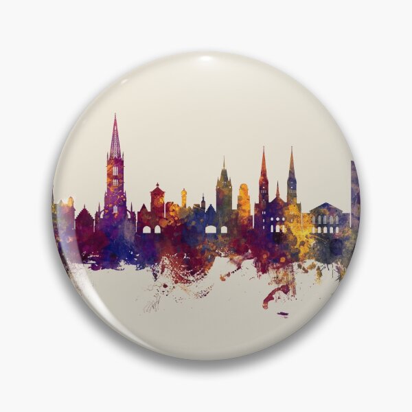 Item preview, Freiburg Germany Skyline designed and sold by ArtPrints.