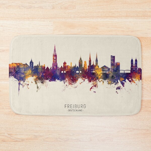Item preview, Freiburg Germany Skyline designed and sold by ArtPrints.