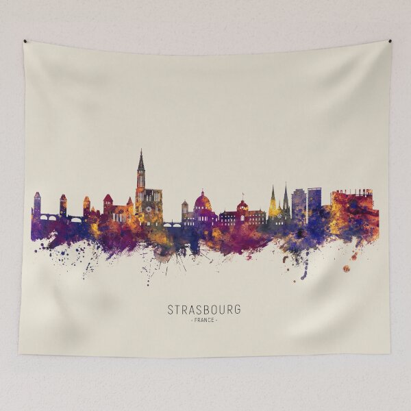 Item preview, Strasbourg France Skyline designed and sold by ArtPrints.