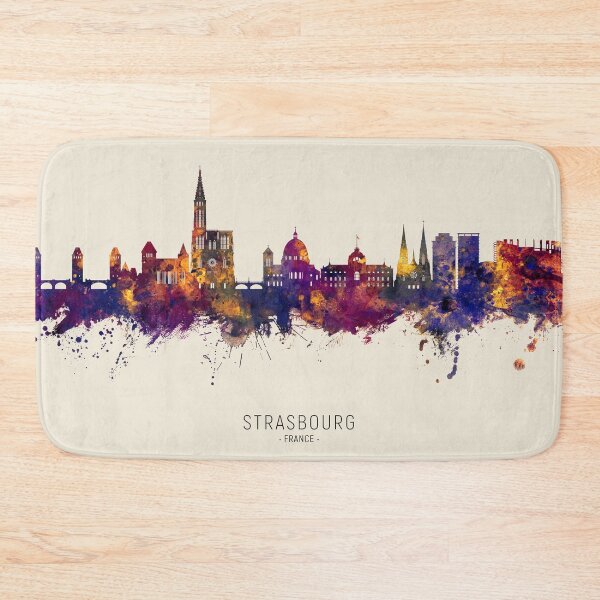 Item preview, Strasbourg France Skyline designed and sold by ArtPrints.
