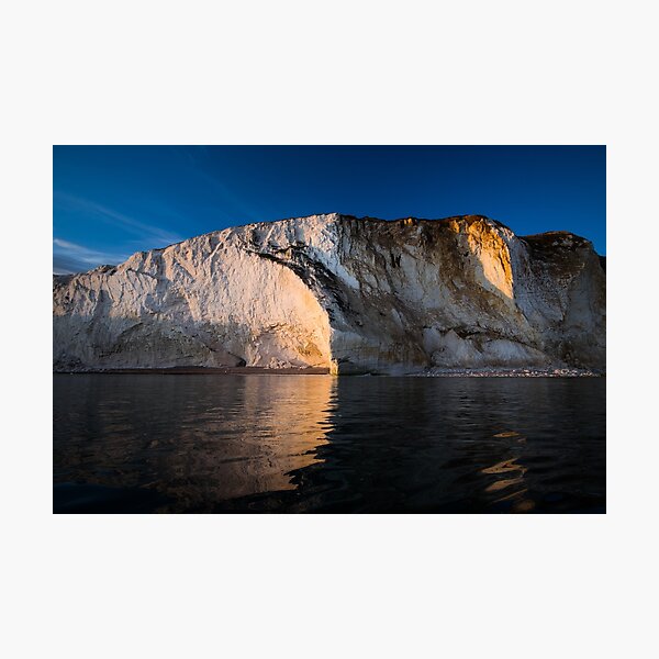 Seaford Head cliff face. Photographic Print