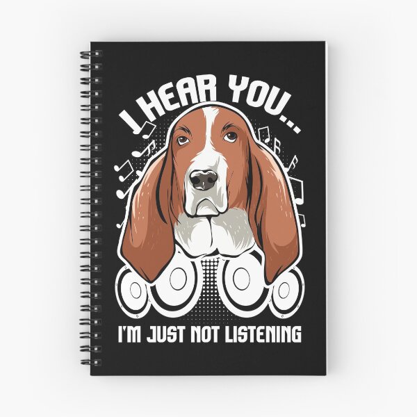 Item preview, Basset Hound Big Ears But Not Listening Design Idea design graphic designed and sold by Lisbob.