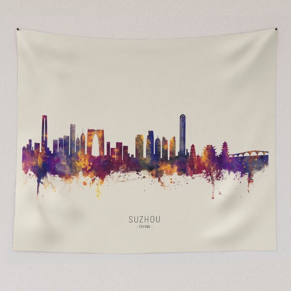 Item preview, Suzhou China Skyline designed and sold by ArtPrints.