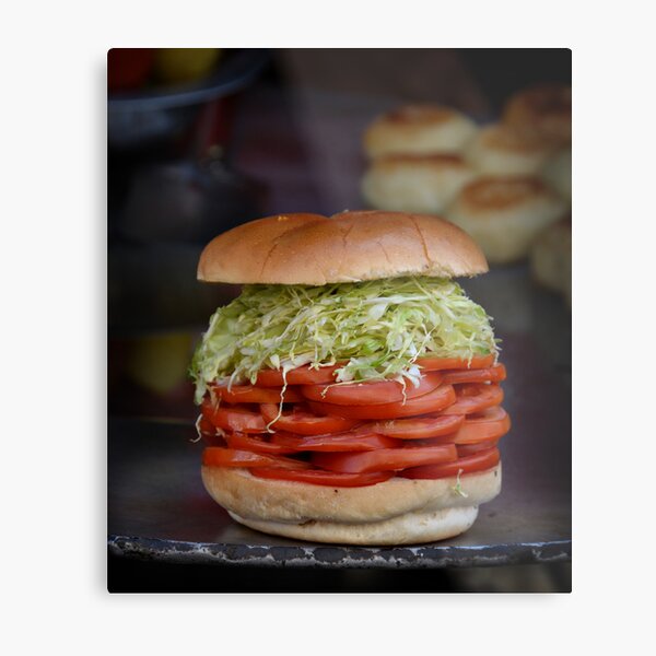 Salad Roll Metal Print